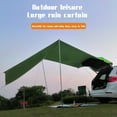 thumbnail image 7 of Kokovifyves Car Awning,Sun Shelter Waterproof,Tent Camping Tarp,Car Side Awning Tent with 210D Silve-r Coated Oxford Cloth Car Awning Tarp Detachable Tarp Poles for SUV, 7 of 7