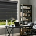thumbnail image 4 of MYshade Cordless Zebra Blinds Black-29"W*50"H Pull Down Roller Window Shades Double Layer Light Control Free Stop Window Shades Day and Night Blinds Easy Installation for Home, 4 of 8