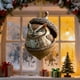 thumbnail image 4 of Artesanías Decorativas Adorno navideño de animales del bosque para árbol de Navidad, colgante acrílico de 8 cm para decoración festiva (1 unidad) Rkxzt, 4 of 9