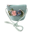 thumbnail image 1 of Bolso decorativo pequeño y fresco de estilo girasol para niñas, bolso tejido de paja, 1 of 5