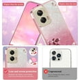 thumbnail image 5 of for Motorola Moto G Stylus 5G 2024 Case Clear Glitter Shiny Motorola Moto G Stylus 5G 2024 Phone Case Silicone Soft Floral Shockproof Cover Pink Slim for Women (Pink), 5 of 14