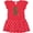 Red and Polka Dot, variant on Inktastic Leopard Print Letter K Girls Baby Dress