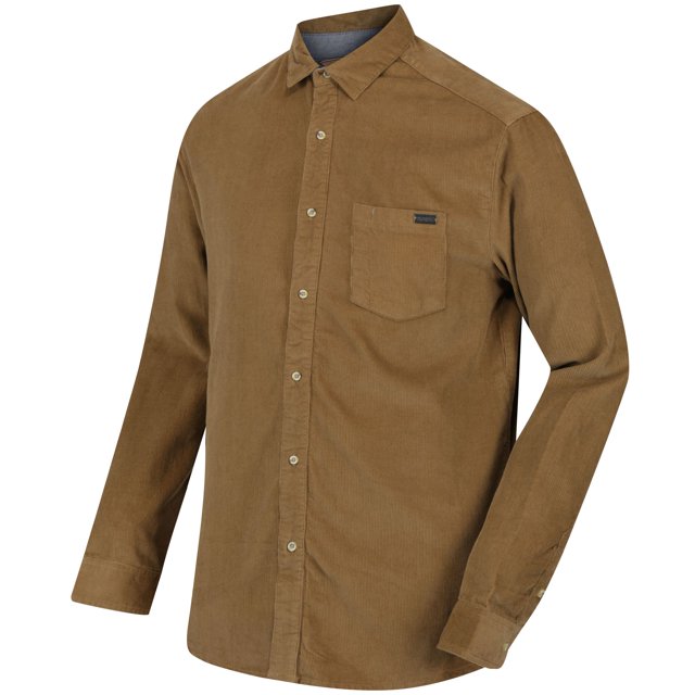 Regatta - Camiseta de manga larga modelo Benton para hombre (Caqui)
