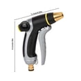 thumbnail image 3 of XWSHYW Grifo Boquilla Manguera de Jardín, Boquilla Rociadora de Alta Resistencia, Rociador de Agua de Alta Presión, Ajuste de Agua Giratorio de 360 Grados para Lavado de Automóviles, Jardinería Al Ai, 3 of 6