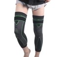thumbnail image 4 of Almohadilla protectora cálida para rodillas de compresión deportiva tejida alargada con correa (L) Ndcxsfigh Nuevos Originales, 4 of 9