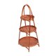 thumbnail image 4 of Cesta de frutas tejida de bambú, organizador de cesta de pan, cesta decorativa para comida, cesta de almacenamiento de bambú rústica, almacenamiento d 3 Capas 45cmx22cm, 4 of 9
