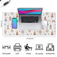 thumbnail image 5 of Long Mouse Pads for Desk,Rainbow Princess Carriage Pattern Desk Mats on Top Of Desks, Desk Mouse Pad Extra Large with 3mm Non-Slip Base and Stitched Edge for Gaming,Office,Work,Home 35.4"x15.7", 5 of 6