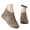 Coffee, variant on Snow Boots for Women Winter Shoes Toe Cap Furry Lined Ankle Boots Slip On Quilted Comfortable Warm Booties, Coffee, Size 7
