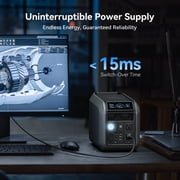 Dabbsson Portable Power Station, 1008Wh LiFePO4 (Lfp) Battery, 1200W AC Output, Solar Generator for Home Backup, Outdoor Camping&RV