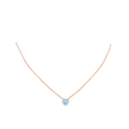 thumbnail image 4 of ANGARA Natural Bezel-Set Solitaire Heart Aquamarine Pendant in 14K Rose Gold for Women (Size-6mm) | March Birthstone, Birthday, Anniversary, Jewelry Gift for Women | Natural Aquamarine Necklace, 4 of 8