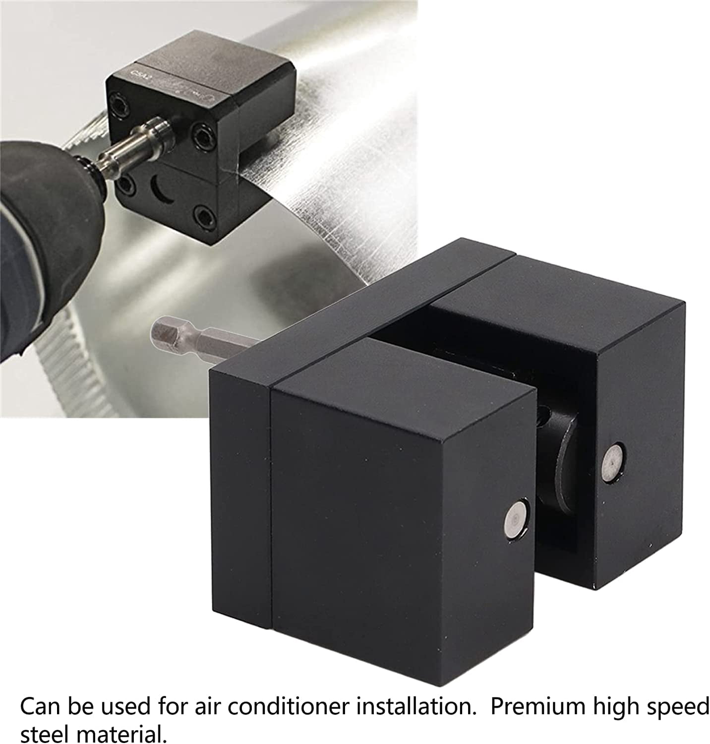 Portable Impact Power Assisted Crimper High Speed Steel Pipe Expander Duct Swaging Tool for Repair Maintenance Duct Swaging Duct Crimping Tool Duct Crimper