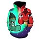 thumbnail image 3 of Sudadera con capucha con estampado 3D del alfabeto divertido, sudaderas con letras de dibujos animados, chándal para niño, sudadera Harajuku, ropa de anime para niña, camisetas para niños, sudadera co, 3 of 5