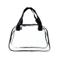 Clear Beach Tote Bag, Transparent Foldable Travel Organizer for Swim Gear & Holiday Accessories