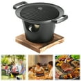 thumbnail image 6 of Yucurem Mini Outdoor Bbq Plate Detachable Japanese Alcohol Stove Hibachi Grill Kitchen Essentials (A), 6 of 10