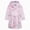 H467-Light Pink, variant on TOWED22 Kids Hooded Bathrobe Girls Soft Plush Hooded Flannel Pajamas Sleepwear Boys Spa Robe