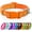 orange, variant on azuza Reflective Dog Collar Super Soft Neoprene Padded Dog Collars with ID Tag Ring for Small Medium Large Dogs