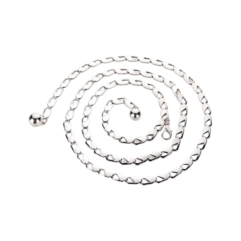 Eosunjian Chain Belt for Women Metallic Waist Belt  display picture 3