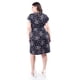 thumbnail image 3 of Vestido flores cintura smock Roman Fashion /Tallas Extras, 8867X-12 (Negro flor) negro 42, 3 of 5