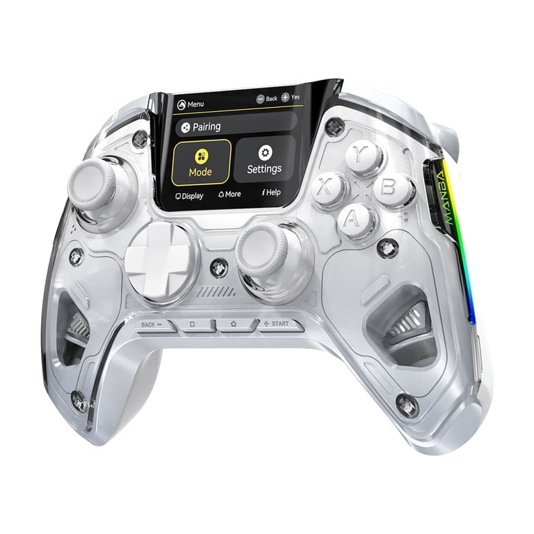 Wireless Gaming Controller for PC/Switch/iOS/Android/Steam, RGB