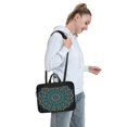 thumbnail image 6 of Lsque Mandala Pattern Laptop Bag – Portable & Slim Single-Shoulder Computer Case with Adjustable Strap, Protective, Lightweight for 13”/14”/15.6” Laptops, 6 of 8
