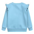 thumbnail image 6 of Yuyamidu Corgi Sweatshirt for Girls Size 5-6 Blue Cute Graphic Crewneck Sweatshirts Soft Lightweight Long Sleeve Ruffle Shoulder Pullover Tops for School Outdoor Play, 6 of 8