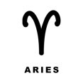 thumbnail image 2 of Villa, Milli 20x20 Black Ornate Wood Framed with Double Matting Museum Art Print Titled - Aries, 2 of 4