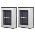 thumbnail image 2 of Lámpara LED Solar de pared impermeable para exteriores iluminación luminosa de Tmvgtek arriba y abajo decoración de jardín luces solares escaleras valla luz Solar 8 Uds., 2 of 9