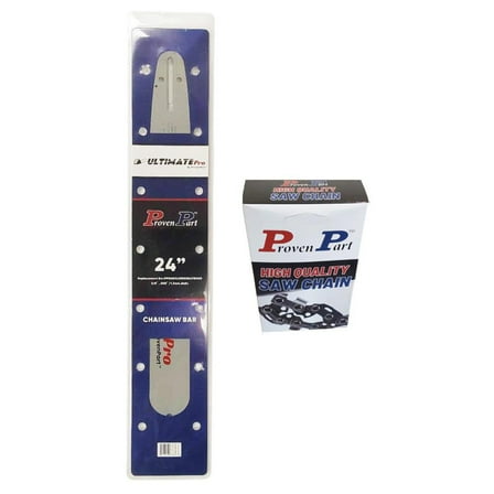 24" Guide Bar And Full Chisel Chain Combo 3/8 .050 84DL Fits Husqvarna And More