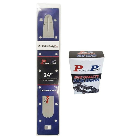 24" Guide Bar And Full Chisel Chain Combo 3/8 .050 84DL Fits Husqvarna And More