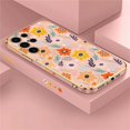 thumbnail image 3 of S24 Painting Flower Case For Samsung Galaxy S23 Ultra S22 S21 Plus S20 fe S10 Luxury Plating Silicone Soft Shockproof Cover, 3 of 5