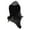 Black, variant on JIANLAI Medieval Renaissance Hooded Cowl Vest Faux Leather Shoulder Armor Costume Accessory Adjustable Buckle Hood for Halloween Viking Knight Warrior for Men Women