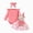 A96-Pink, variant on Ccpelsie Newborn Baby Girl Fall Winter Outfit Floral Romper Dress Ruffle Long Sleeve Clothes Bodysuit Jumpsuit(Red,9-12 Months)