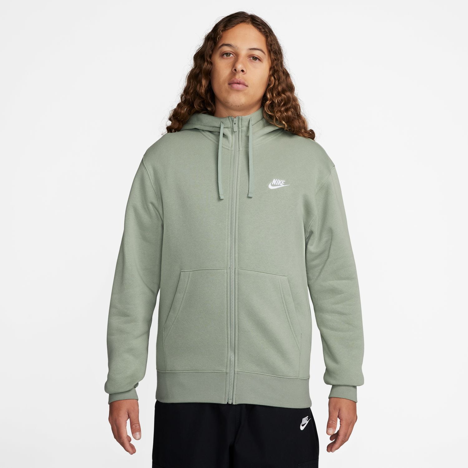 Nike Men's Tech Fleece Full Zip Hoodie Sweatshirt Small Khaki Tan