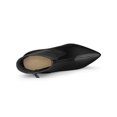 thumbnail image 5 of BLISSFUL STEP Women's Clear Heel Pointy Toe Block Heels Ankle Boots Black 9.5, 5 of 8