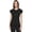 Black, variant on Womens Scrub Top Short Sleeve Knit Medical Uniform T-Shirt with Chest Pocket Lettuce Edge Plus Size - MC706, 2XL, Navy