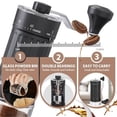 thumbnail image 4 of Mini Manual Coffee Grinder with 40 Adjustable Settings, Portable Hand Coffee Bean Mill with 25g Capacity, Conical Burr Coffee Grinder with Crank for Travel, Camping, Office, Espresso, Pour Over, etc, 4 of 5
