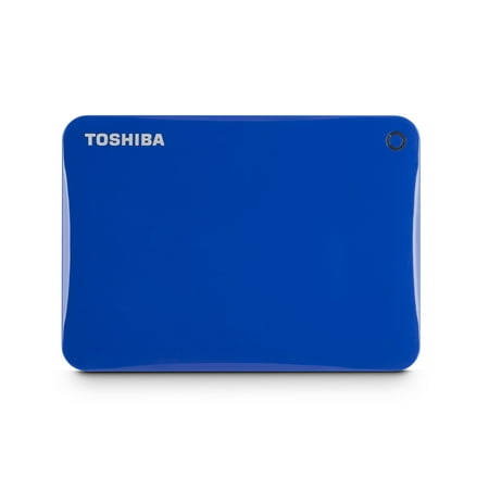 Toshiba 2TB Canvio Connect II Portable Hard Drive, Blue