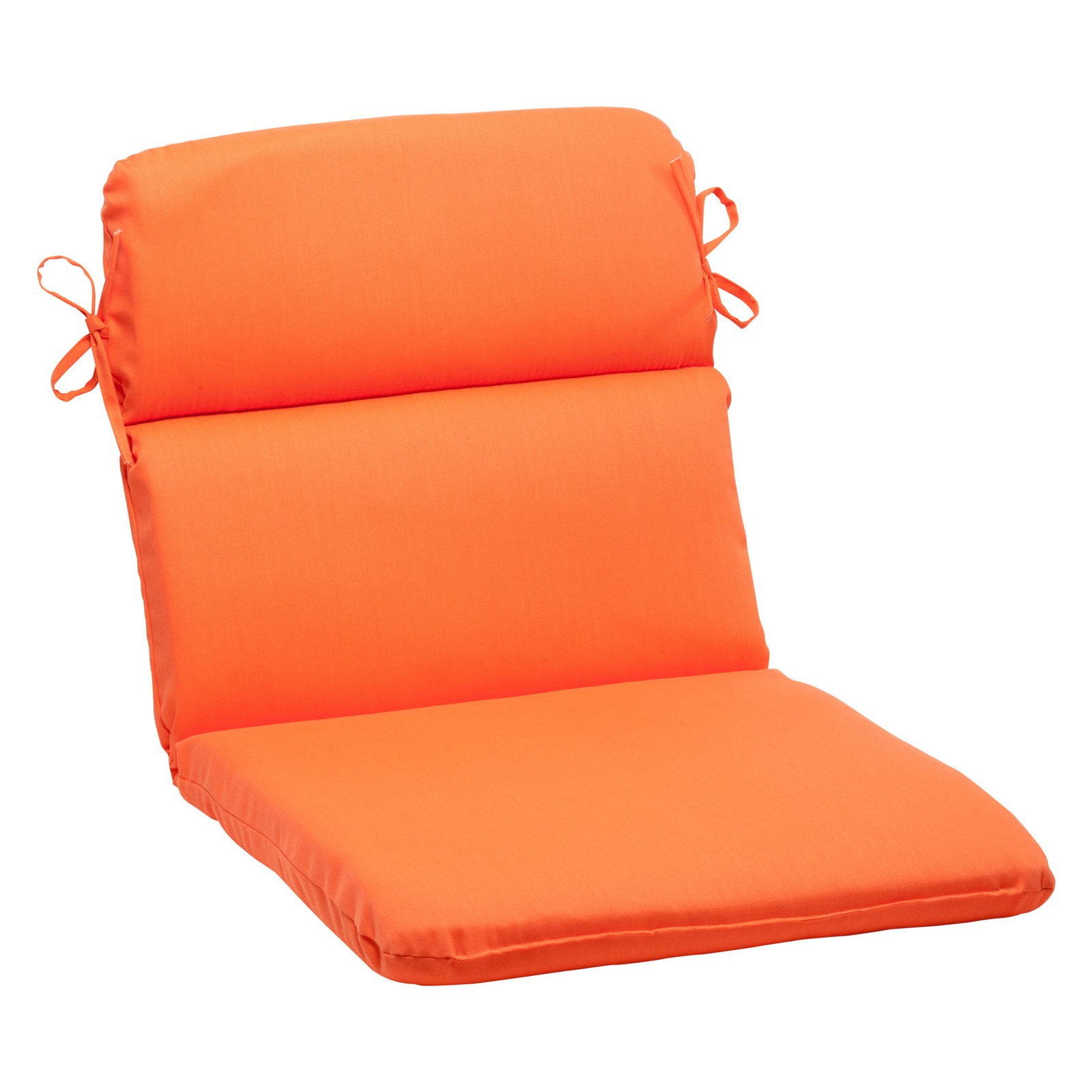 Pillow Perfect Solid Rounded Corners Hinged Chair Cushion Com