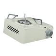 thumbnail image 2 of Estufa de butano portátil de 2500 W, estufa de gas para acampar a prueba de viento, de alta potencia, a prueba de viento, para cocinar en interiores y exteriores, color blanco, 2 of 5