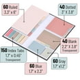 thumbnail image 4 of Mr. Pen- Sticky Note Set, 410 Pack, Vintage Colors, Transparent Sticky Notes Tabs, Divider Sticky Notes, 4 of 9