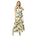 thumbnail image 1 of Maxi vestido tropical cuello halter AMAD  Casual para mujer Talla S, 1 of 5