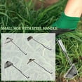 thumbnail image 2 of DLQT Iron Handle Hollow Hoe Steel Handle Small Hoe Agricultural Garden Tools Planting Flowers And Vegetables Weeding Outdoor Farm Tools Crescent Hollow Square Hoe, 2 of 7
