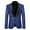 Blue, variant on Men'S Autumn and Winter Personality Sequins Casual Suit Jacket Silver 8(L)