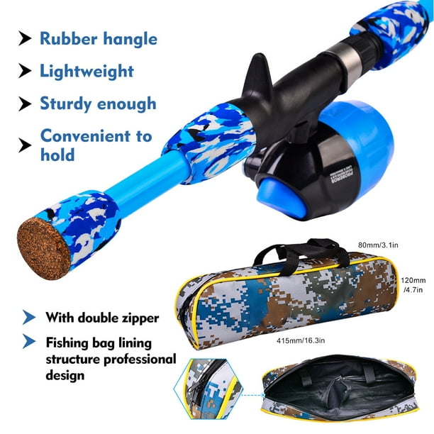 Hywell Kids Fishing Starter Kit, Portable Telescoping Fishing Rod And Reel  Combo - Rod And Reel Kit For Boys Girls Or Youth Great Birthday Gift Kuitg