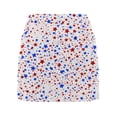 thumbnail image 6 of Womens Dresses Summer Patriotic Printed Mini Skirt Daily All Match Soft Breathable Elastic Pocket Sports Bottom, 6 of 6