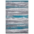thumbnail image 2 of Luxe Weavers Victoria Collection 9085 Turquoise 8x10 Abstract Area Rug, 2 of 8