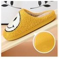 thumbnail image 3 of ORUYROP smiley Face Slippers With Exquisite packaging bag Keep warm Couples Slides Home Slippers Holiday Gift, 3 of 6