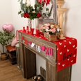 thumbnail image 4 of Valentines Day Table Runner 36x13 Inches Love Heart Red Table Decor, Burlap Farmhouse Indoor Outdoor Holiday Anniversary Decoration for Home Party AT057-36, 4 of 4