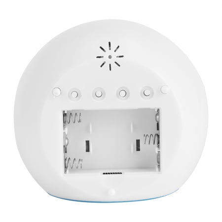 Suodoka LED 7 Colors Changing Digital Alarm Clock with Nature Sounds, Wake Up Light Therapy Bedside Clock (4.3 in / 11 cm)