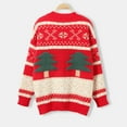 thumbnail image 4 of Women Sweaters Fall Christmas Casual High Thick Winter Print Loose Pullover Knit Sweater Top Jumper Tops , One Size, 4 of 7